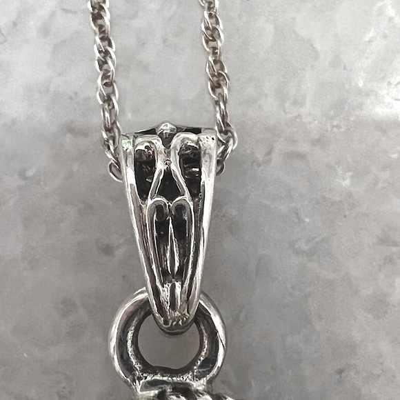 Shungite Sterling Silver Pendant Necklace - Picture 5 of 11